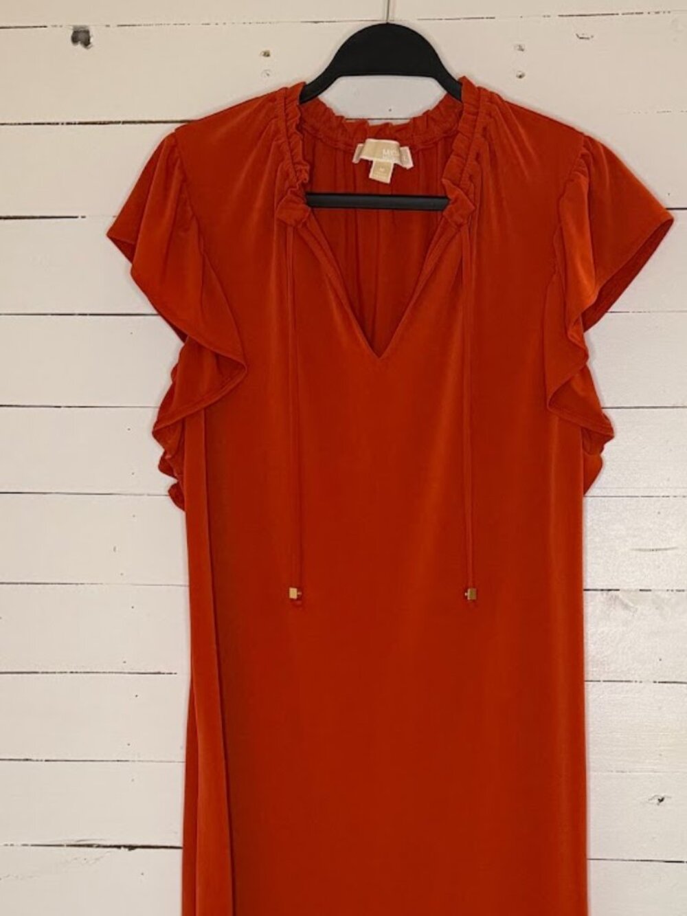Michael Kors Medium Women Dress W/Ruffle Sleeves